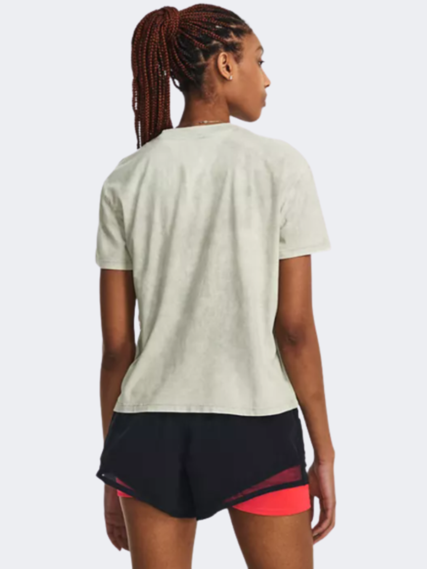 Under Armour Run Everywhere Graphic Women Running T-Shirt Grove Green/Reflective
