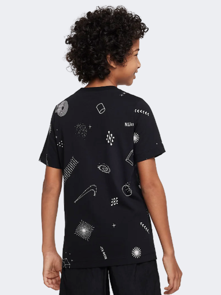 Nike Sportswear Boys Lifestyle T-Shirt Black