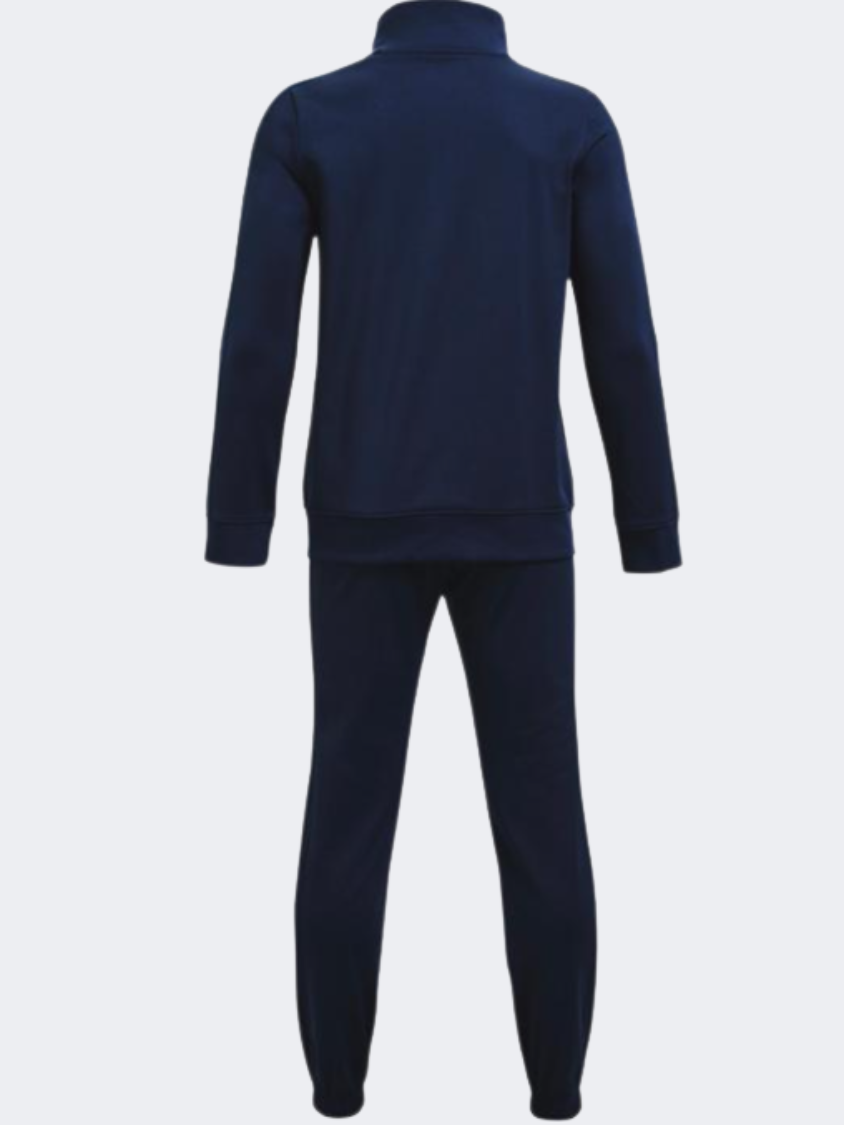 Under Armour Knit Boys Training Suit Academy/White