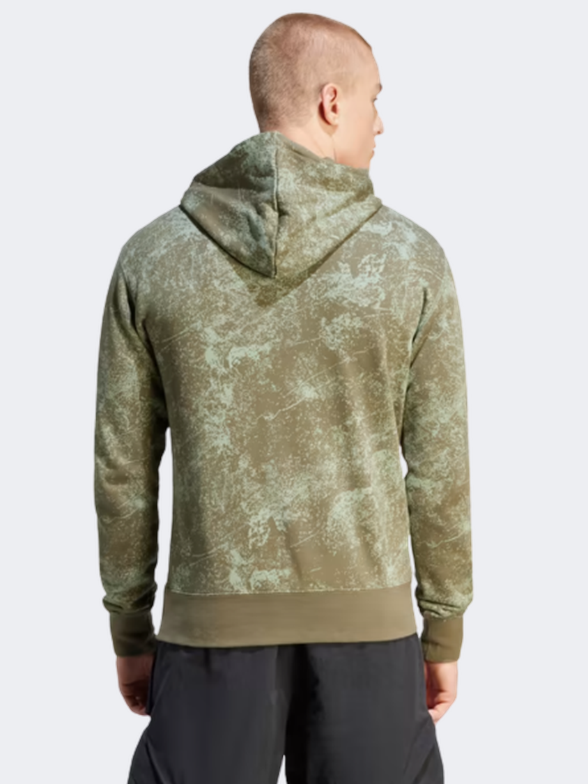 Adidas Adventure Graphic Men Original Hoody Olive Strata