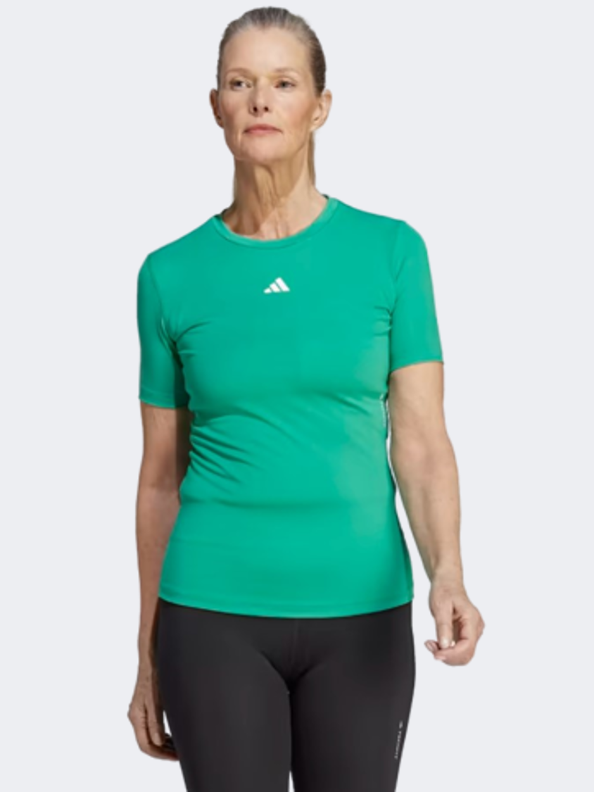Adidas Techfit Women Training T-Shirt Green โ Mike Sport Iraq