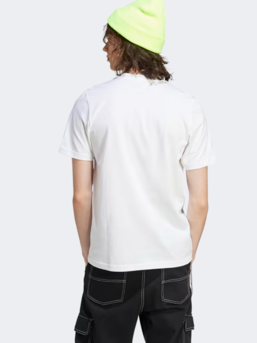 تي شيرت رياضي رجالي Adidas Doodle أبيض