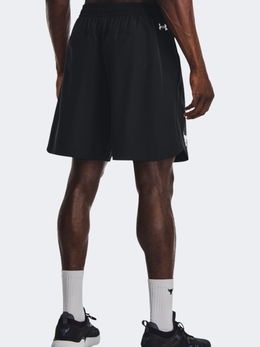 Under Armour Project Rock Woven Men Training Short Black/White
