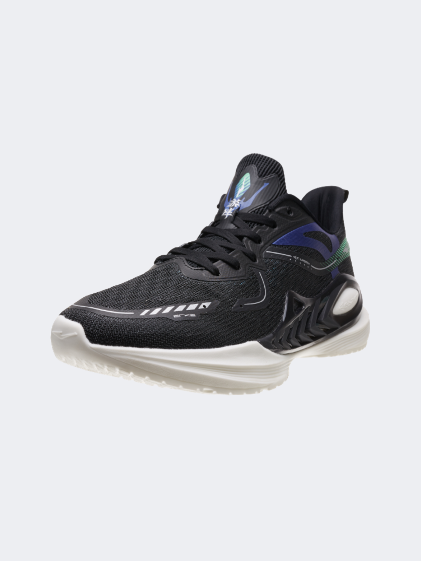 Erke Cushioning Men Running Shoes Black/Multi Mike Sport Iraq