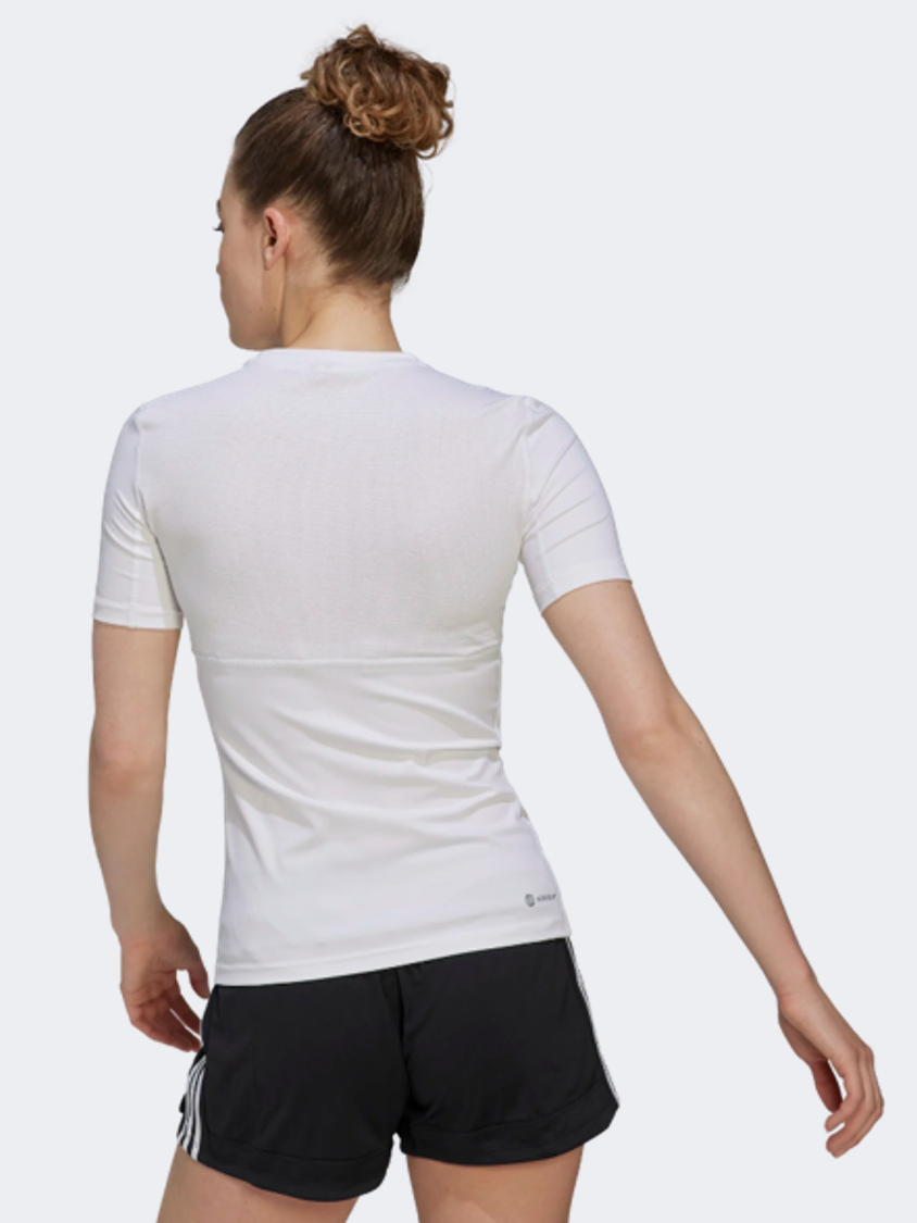 Adidas Techfit Women Training T-Shirt White