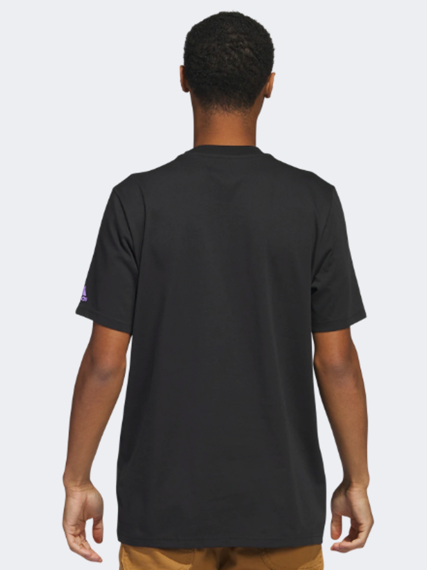 Adidas Linear Beach-Bit Men Sportswear T-Shirt Black