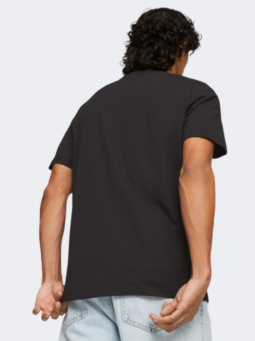 Puma Ferrari Race Tonal Big Shield Men Lifestyle T-Shirt Black