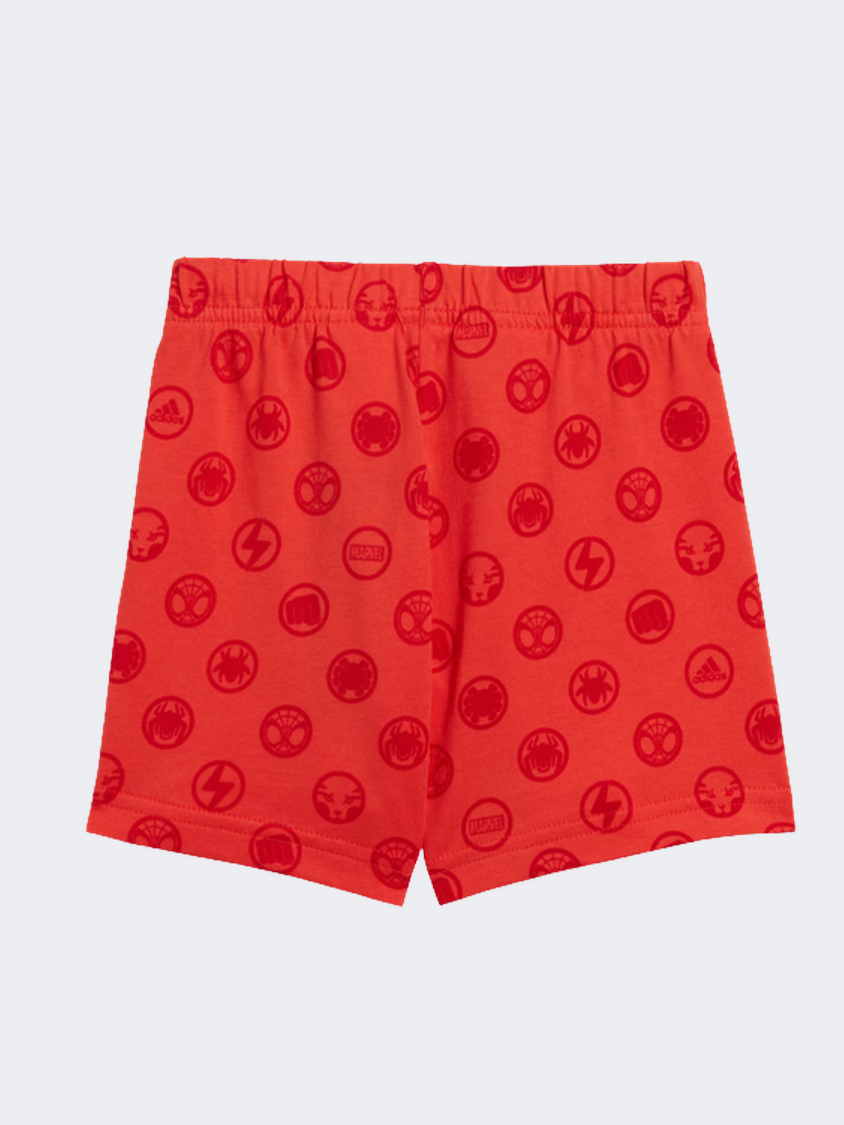 Adidas Spider Man Baby-Boys Sportswear Set White/Bright Red