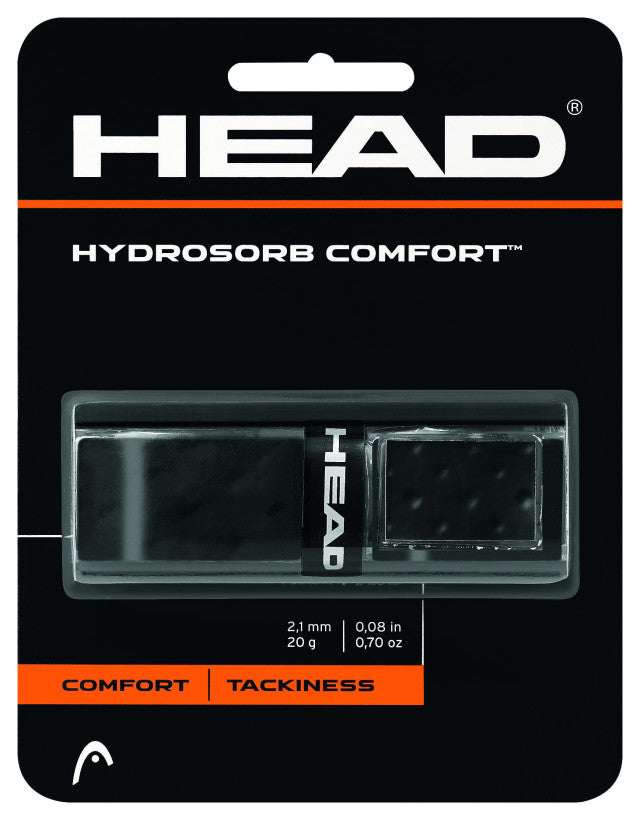 Head Hydrosorb Comfort Replacement Tennis Grip Black