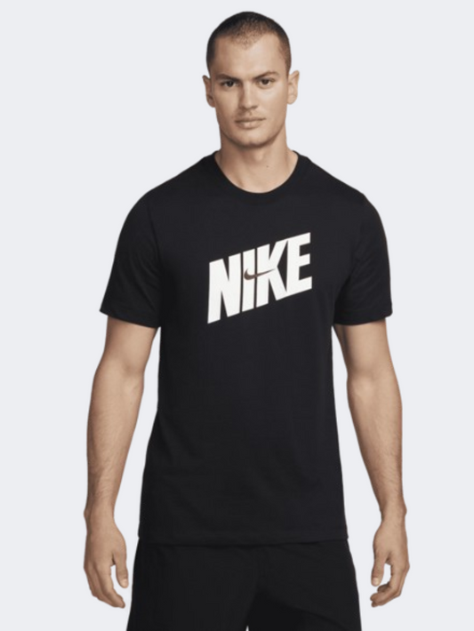 Nike Df Novelty Men Training T-Shirt Black/White