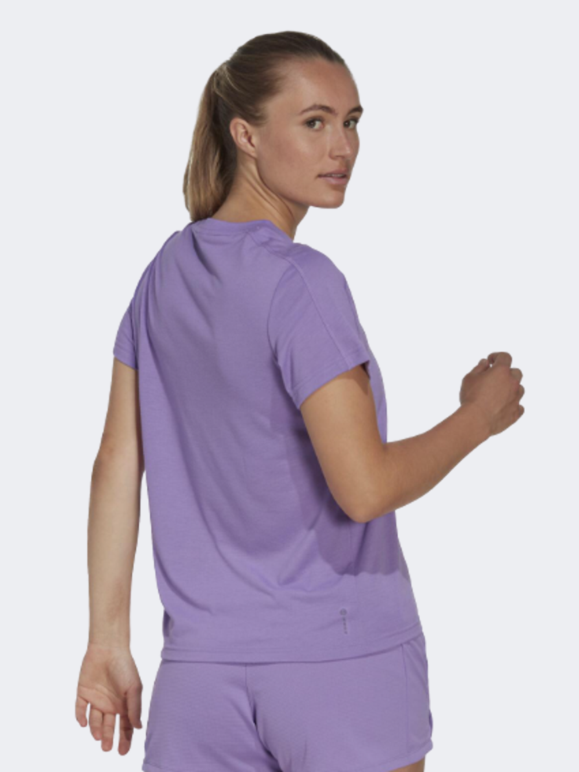 Adidas Aeroready Essentials Women Training T-Shirt Purple