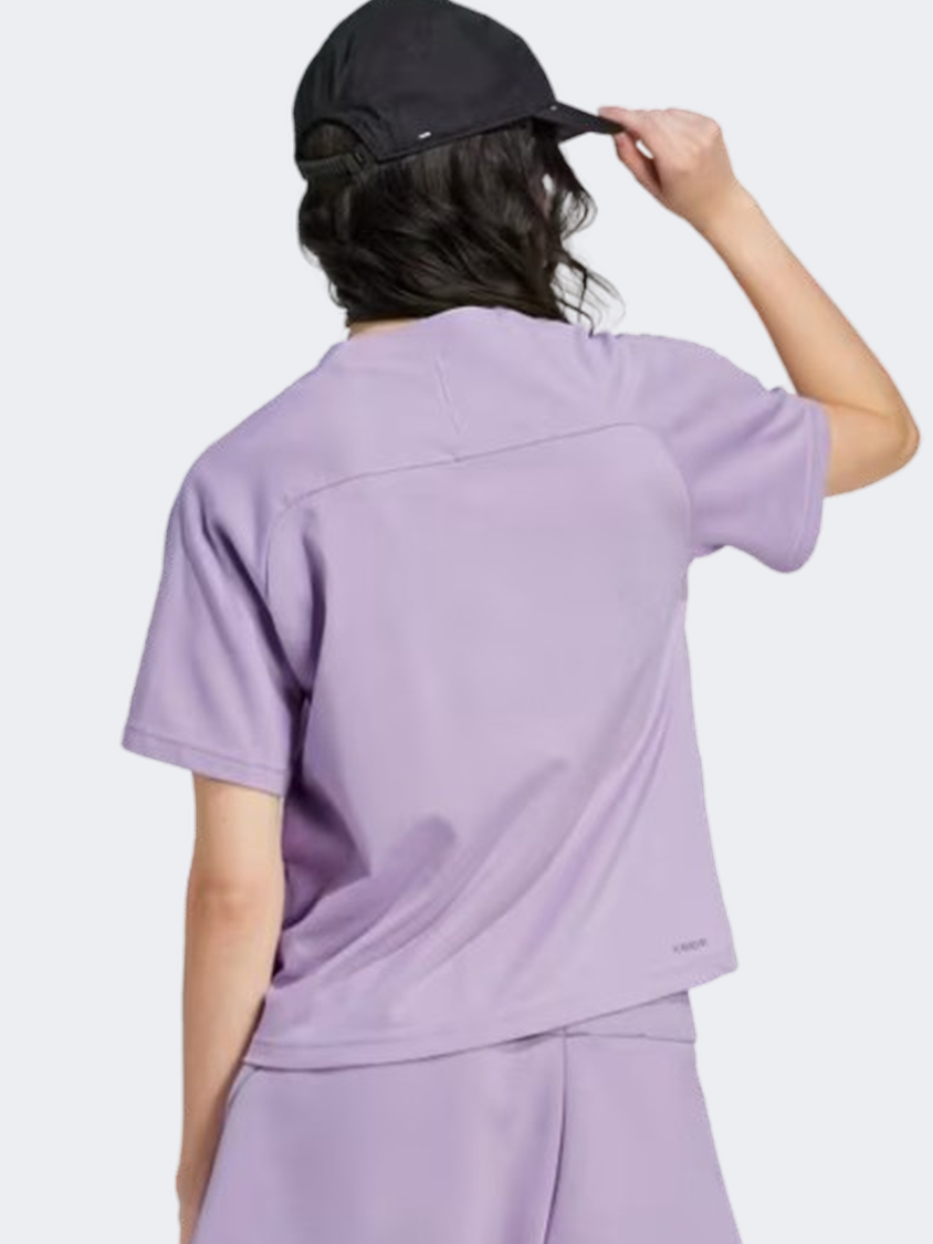 Adidas Z N E Women Sportswear T-Shirt Preloved Fig