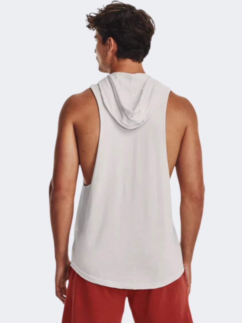 Under Armour Project Rock Men Training Hoody White Clay/Black