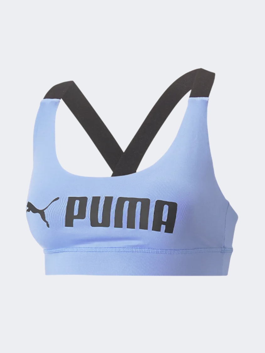 Women's PUMA Strong Shine Training Bra Women in Koral Ice size M