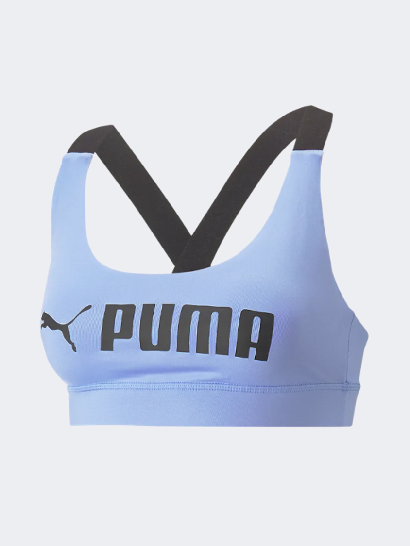 حمالة صدر تدريب نسائية متوسطة التأثير Puma Fit Elektro Purple