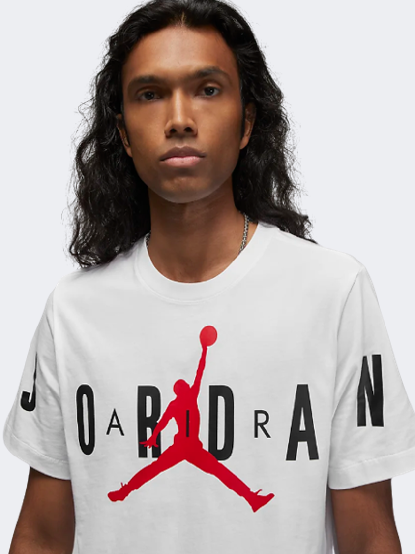 Nike Jordan Air Men Basketball T-Shirt Black/White