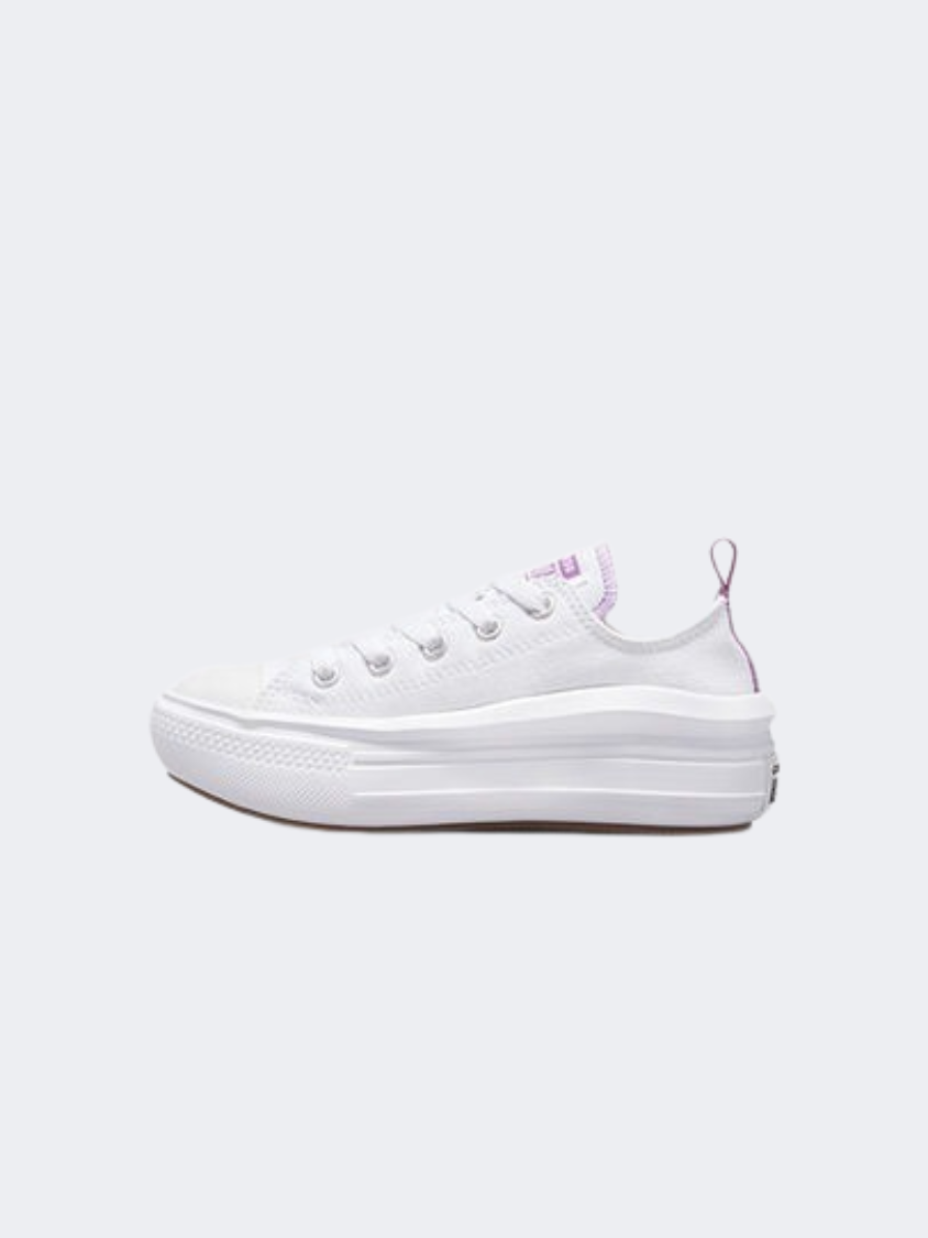 Converse Chuck Taylor Ps-Girls Lifestyle Shoes White/Pixel Purple
