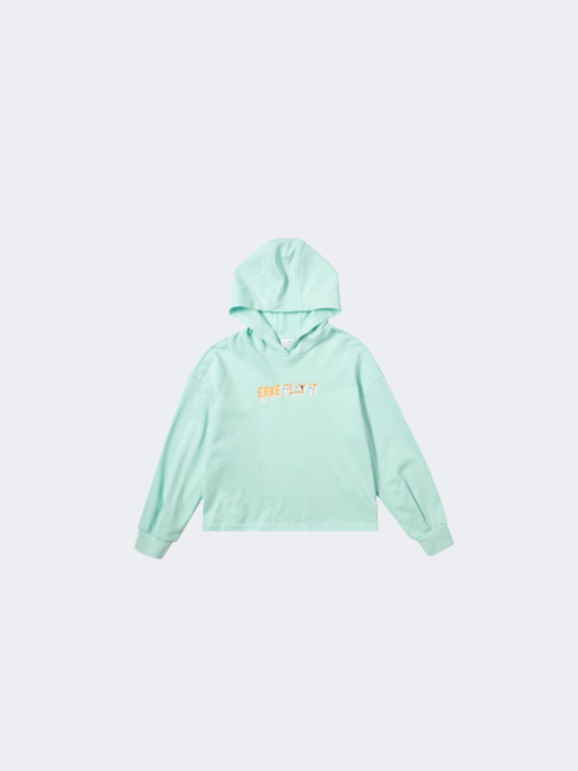 Erke Sea Kids-Girls Lifestyle Hoody Green