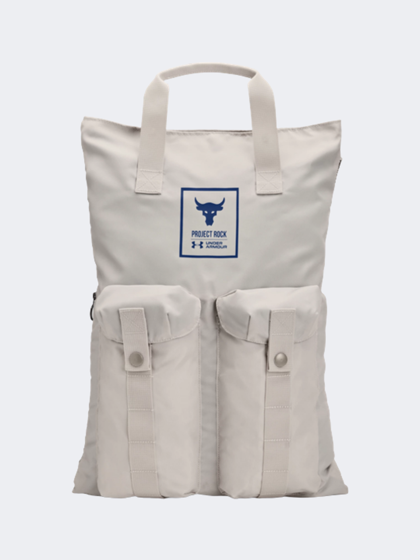 Under Armour Project Rock Gym Sack Unisex Training Bag Grey