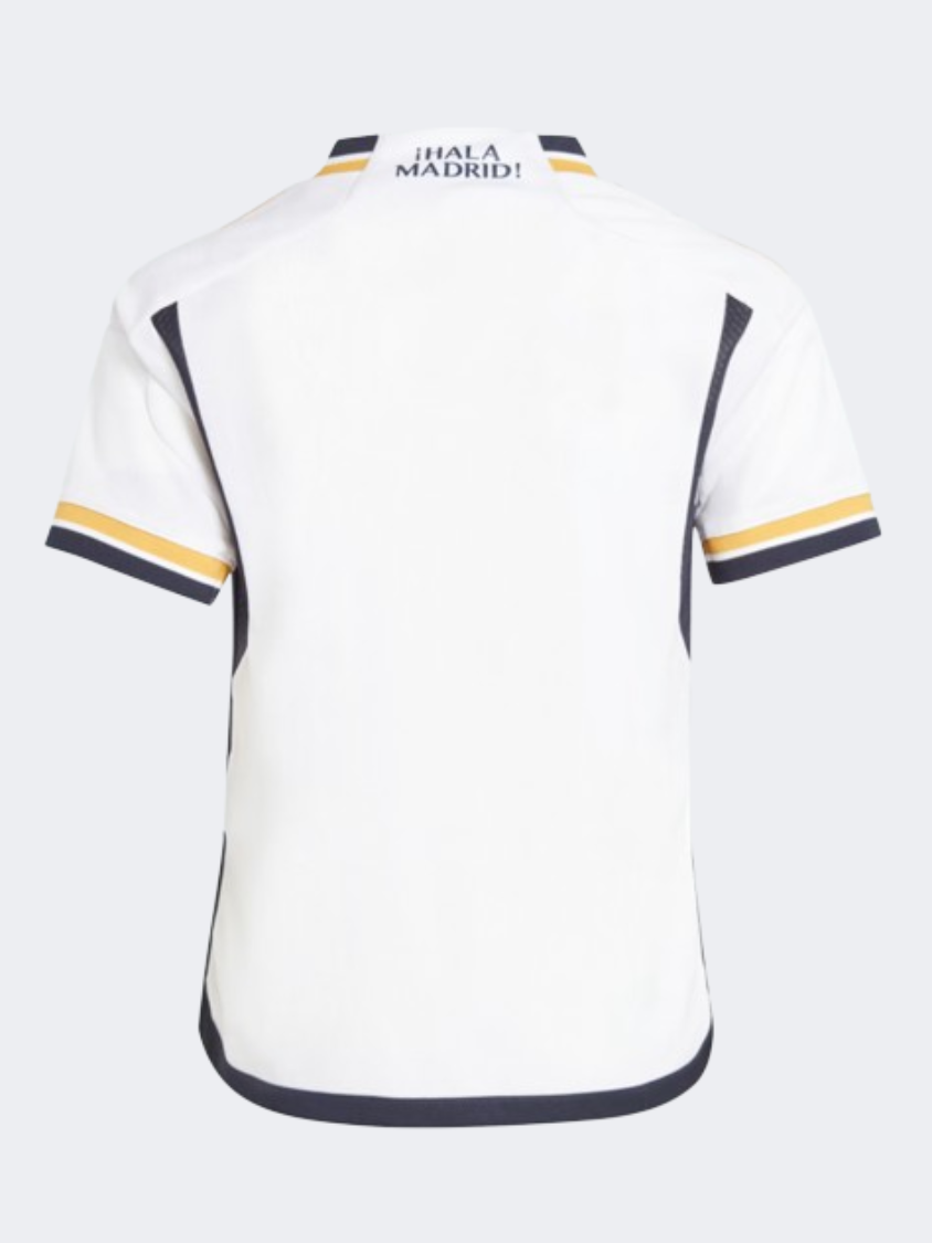 Adidas Real Madrid Mini Home Little Football Set White/Gold
