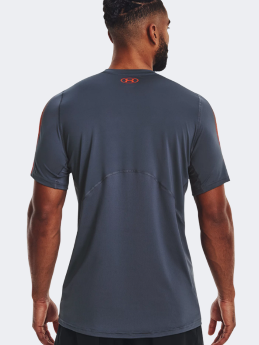 Under Armour Heatgear Fitted Men Training T-Shirt Downpour Grey