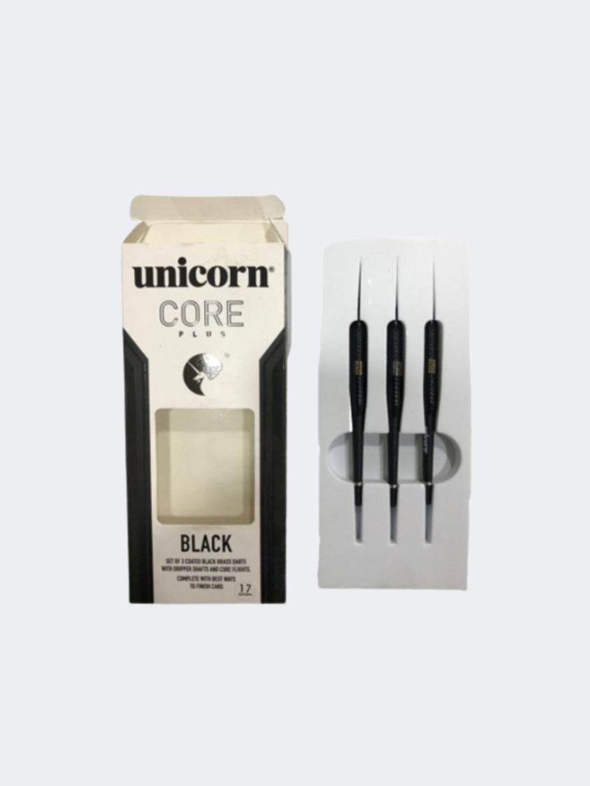 Unicorn S/T Core Plus Win- Blk Brass Darts - 17G UNISEX TARGET SPO Dart Black 4218