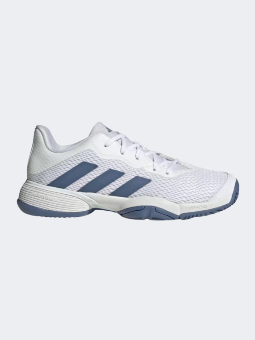 Adidas Barricade Gs Tennis Shoes White/Blue
