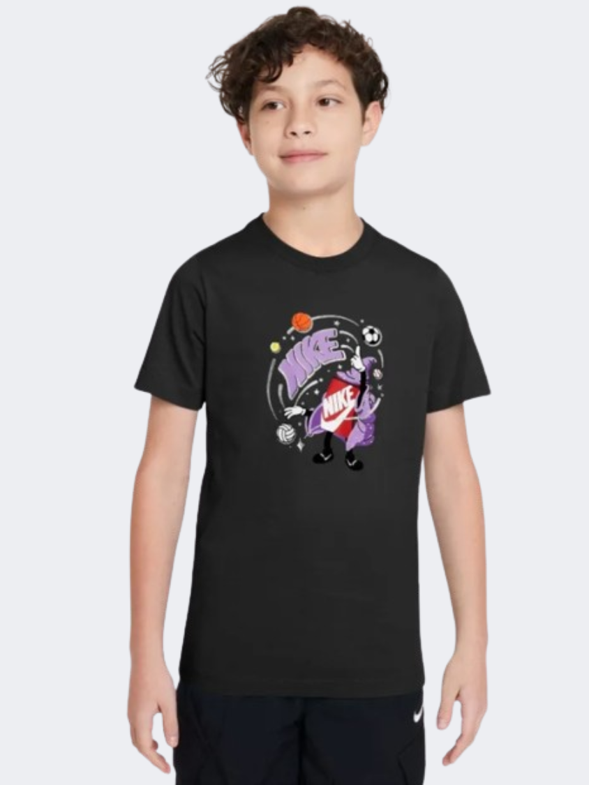 Nike Boxy 1 Unisex Lifestyle T-Shirt Black/Purple