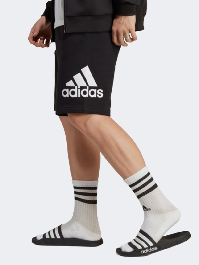 Adidas Essential Big Logo Men Sportswear Short Black/White