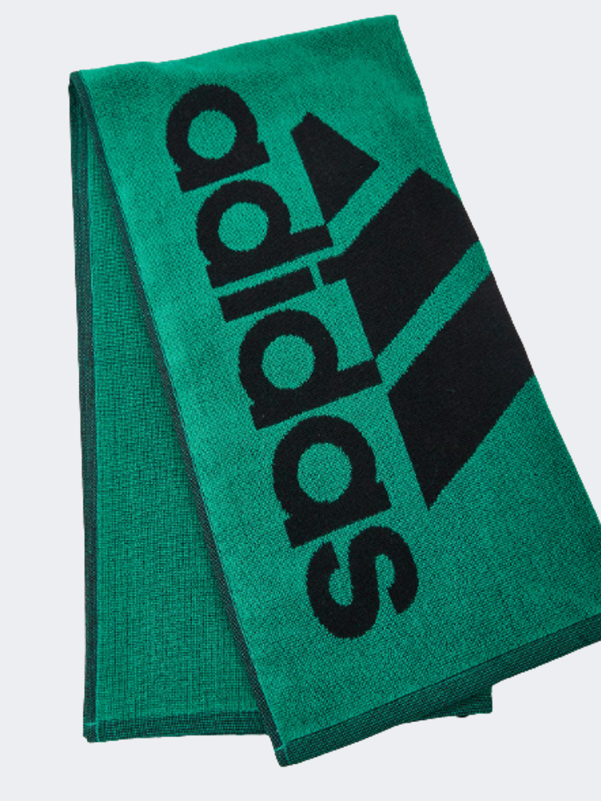 Adidas Small Logo Unisex Swim Towel Green-Black