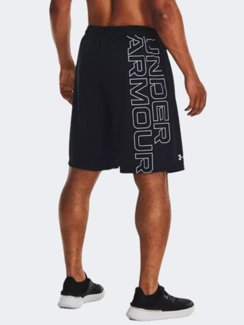 Under Armour Tech Wordmark Graphic Men Training Short Black/Mod Grey
