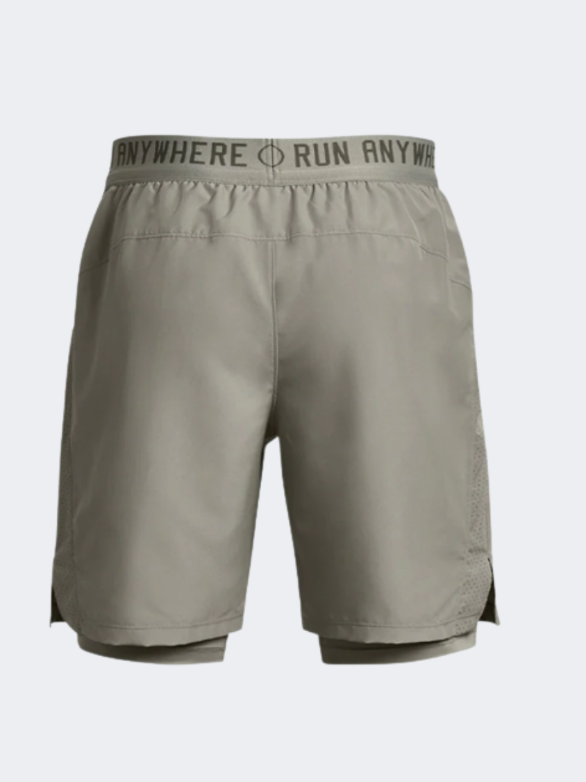 Under Armour Run Everywhere Men Running Short Grove Green/White