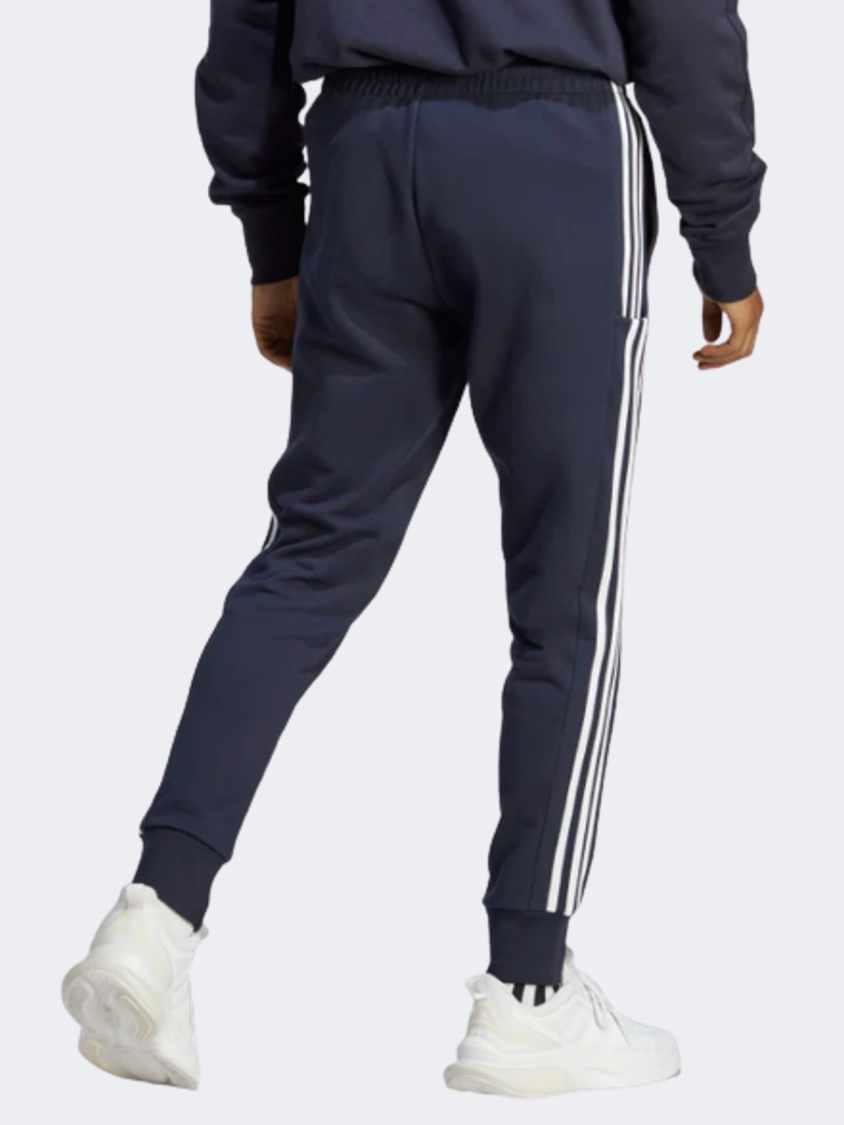 Adidas Essentials French Terry Tapered Cuff 3-Stripes Men Sportswear Pant Legend Ink