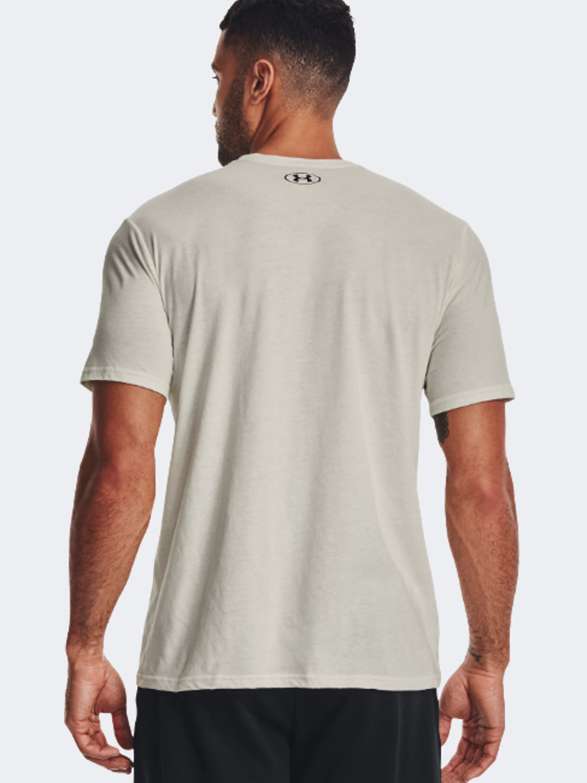 Under Armour Project Rock Brahma Bull Men Training T-Shirt Ivory