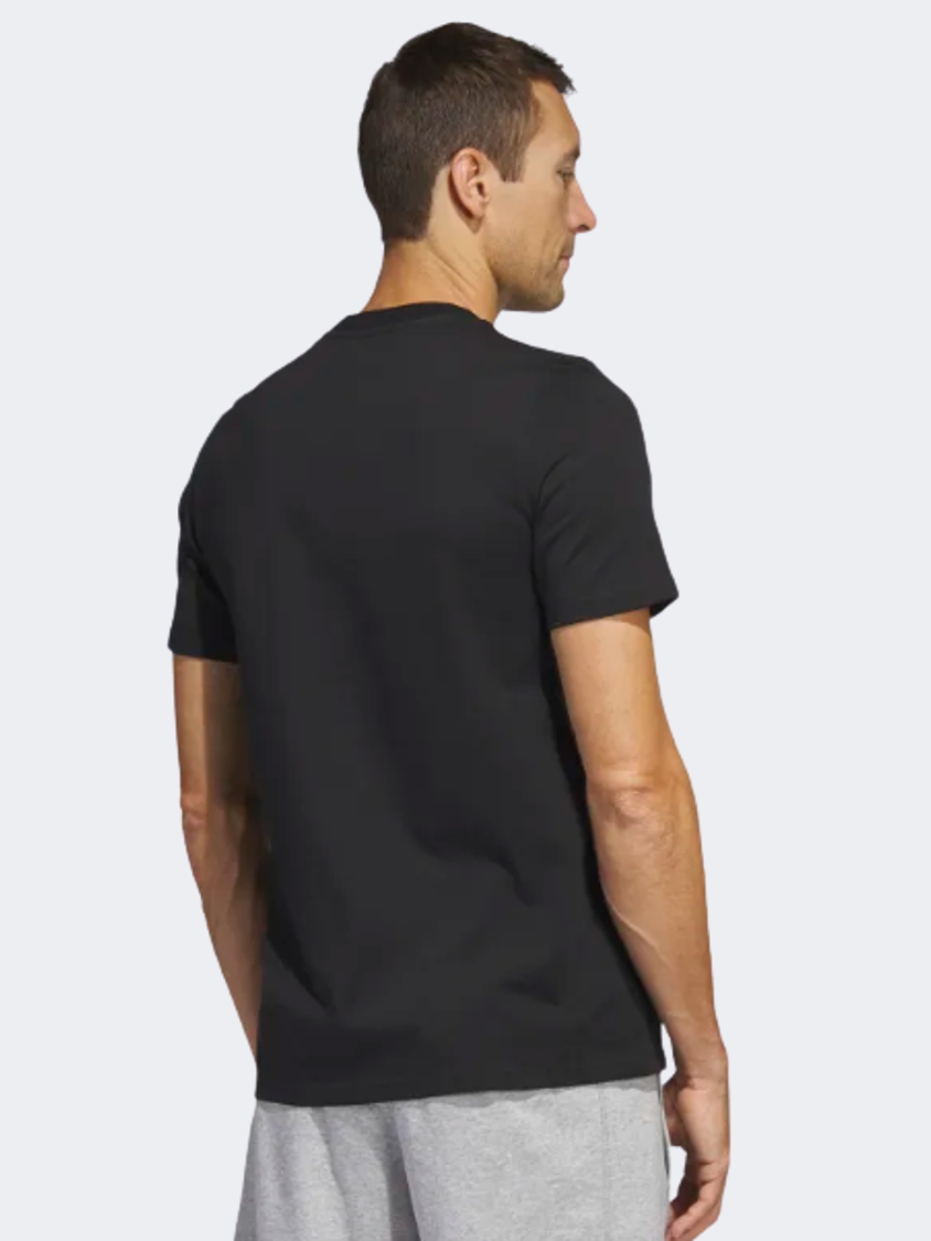 Adidas Camo Men Sportswear T-Shirt Black