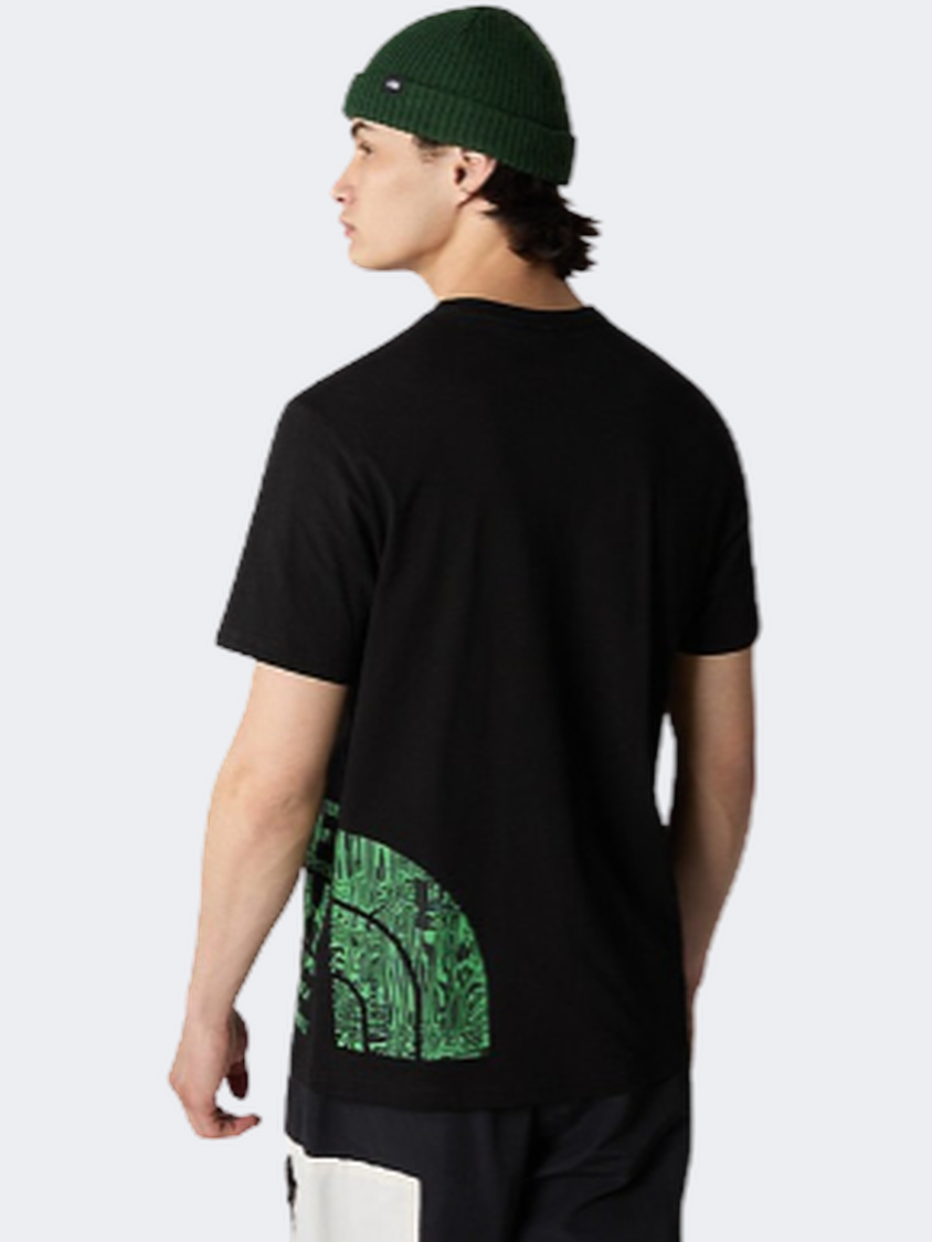 The North Face Blown Up Logo Men Lifestyle T-Shirt Black/Green
