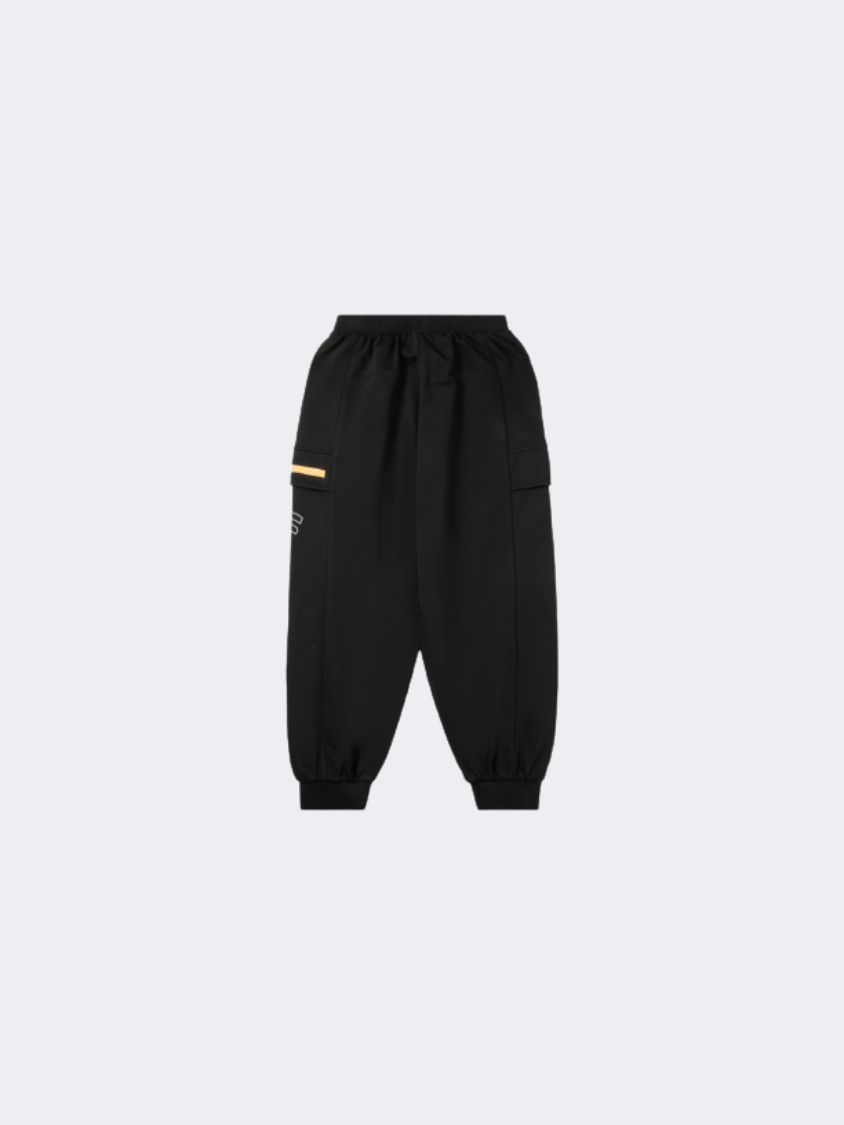 Erke Knitted Kids-Girls Lifestyle Pant Black