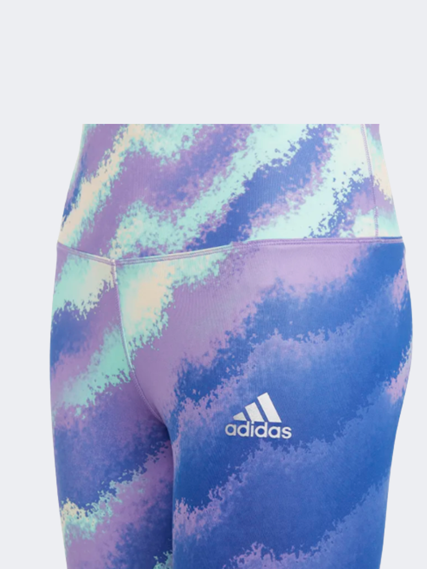Adidas Dance Aeroready High-Waisted Printed Women Sportswear Tight Multicolor