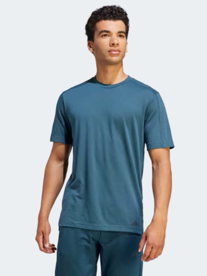Adidas Yoga Base Men Training T-Shirt Arctic Night