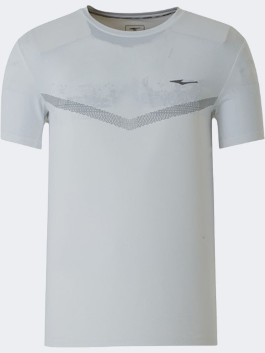 Erke Crew Men Running T-Shirt  White