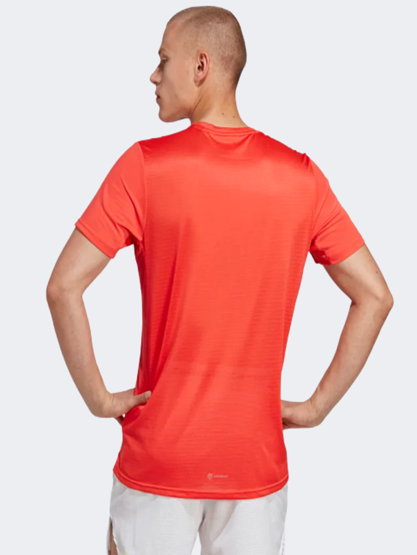 تي شيرت للجري للرجال Adidas Own The Run برتقالي
