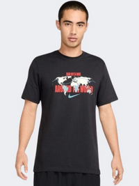 Nike Fast FW Men Running T-Shirt Off Noir