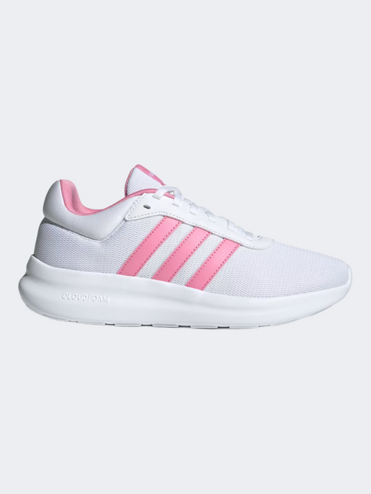 Adidas Lite Racer 4 Women Sportswear Shoes White/Bliss Pink