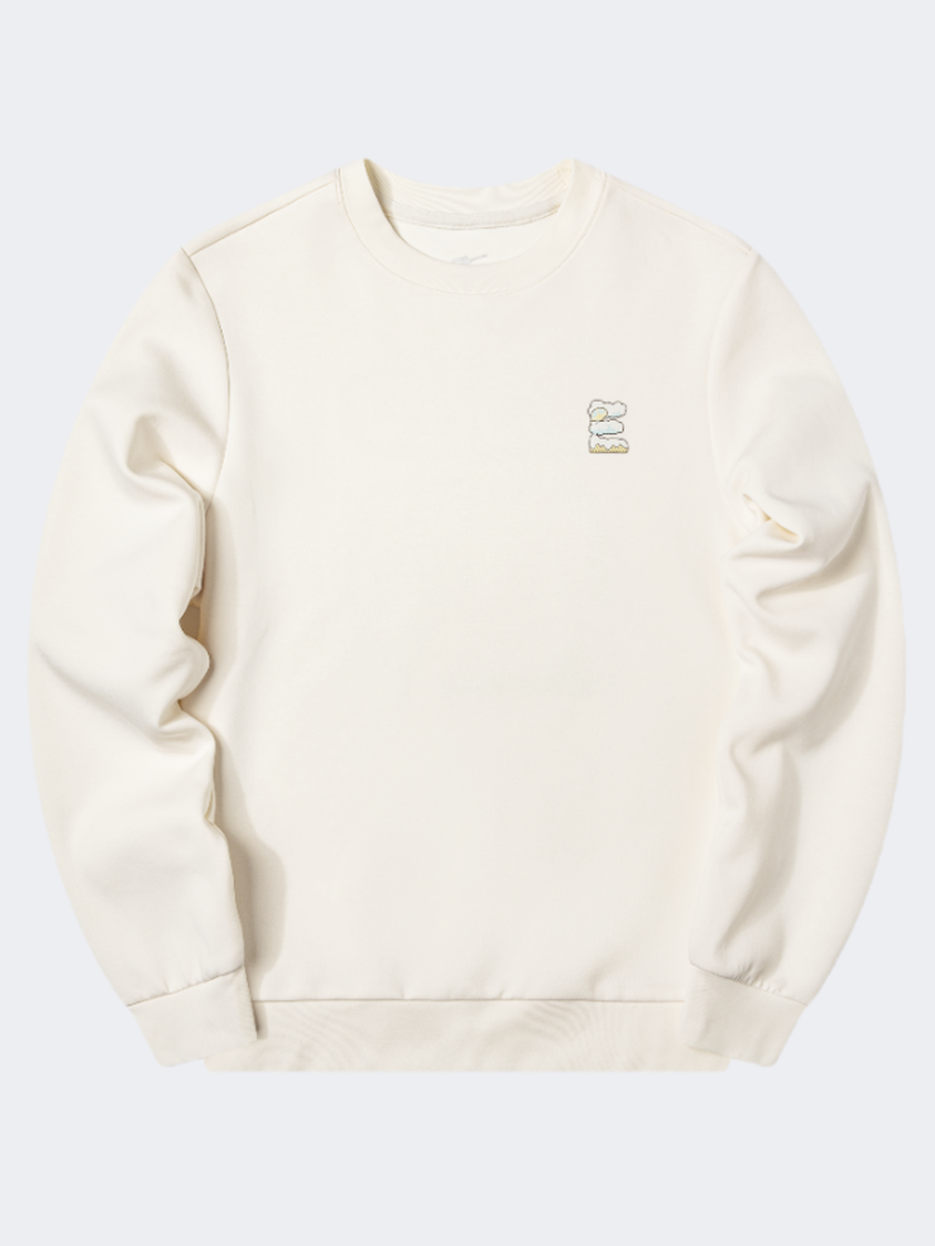 Erke Women Lifestyle Sweatshirt Glacier White