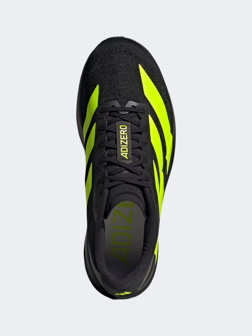 Adidas Adizero Evo Sl Men Running Shoes Black/Lemon/Iron