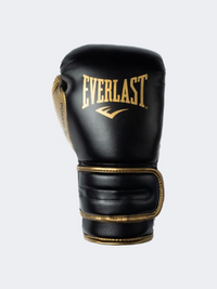 قفازات الملاكمة Everlast Powerlock 2R للجنسين أسود/ذهبي