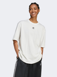تيشيرت نسائي Adidas Essentials Boyfriend Originals أبيض