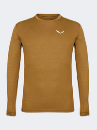 ساليفا بويز ميل دراي للرجال قميص تسلق بأكمام طويلة بني ذهبي ميل