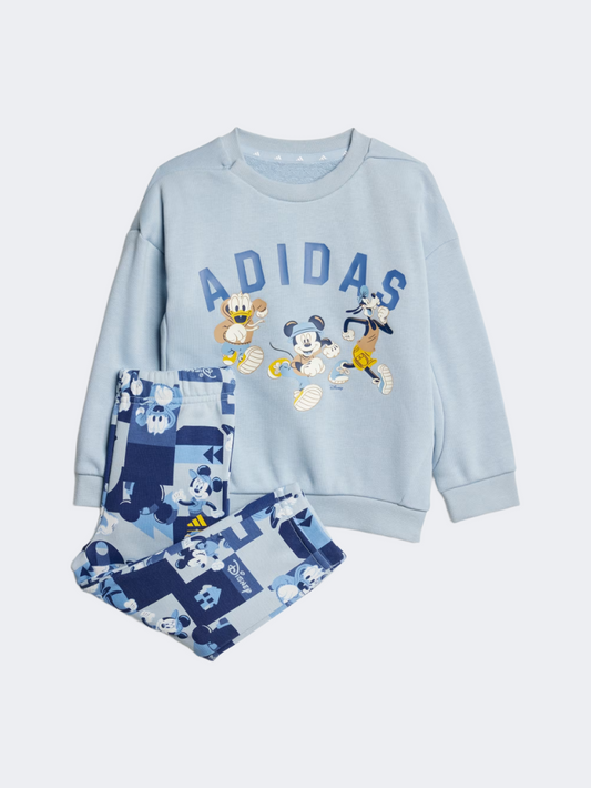 Adidas Disney Mickey Mouse Baby-Boys Sportswear Set Wonder Blue/Yellow