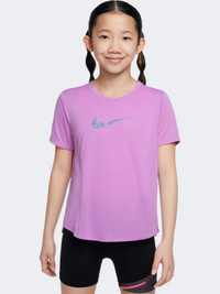 Nike One Classic Girls Training T-Shirt Fuchsia